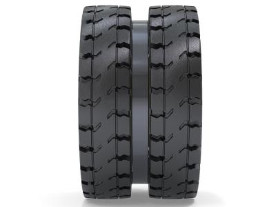 تایر توپر جهت ماشین حمل سرباره  فولادسازی