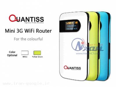 بستر شبکه-Quantiss Portable 3G Wireless Router