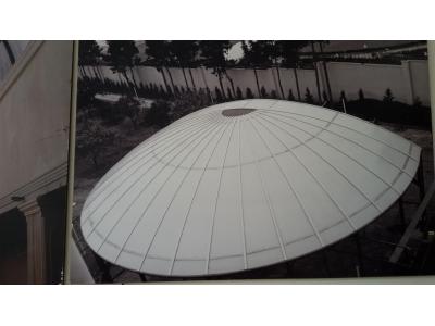 طراحی سقف گلخانه پاسیو-پوشش سقف استخروپاسیو ونورگیر وبارانگیرهای ساختمانی