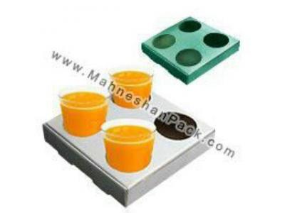 جعبه جا لیوانی-تولید جعبه ، چاپ روی جعبه ، کارتن حمل غذا ، جعبه جا لیوانی ، کفی شیرینگ 