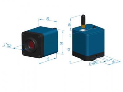 CCD میکروسکوپ، دوربین میکروسکوپ، چشمی میکروسکوپ، ریلی لنز میکروسکوپ